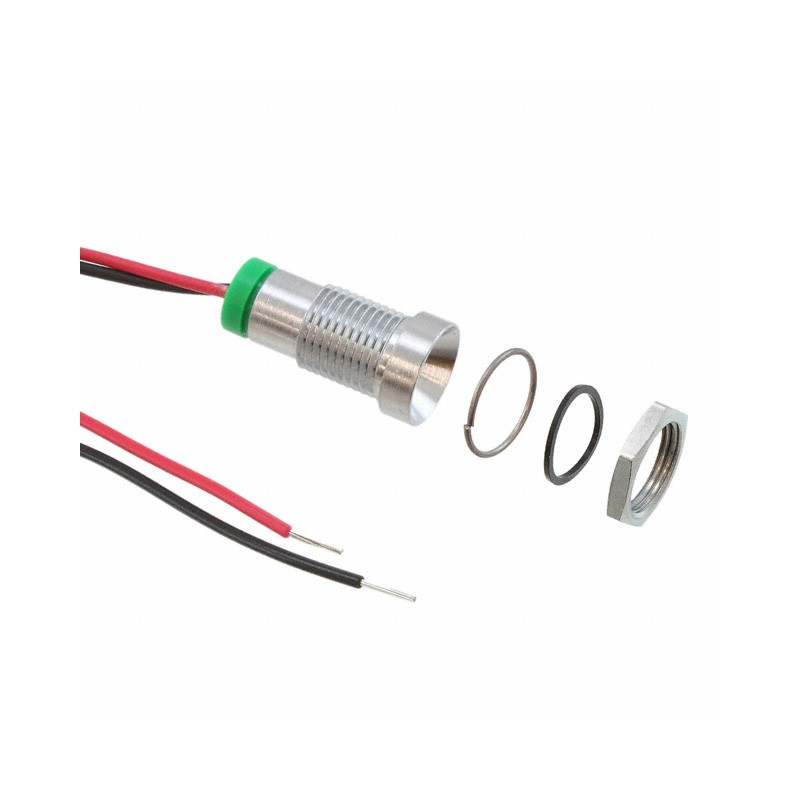 1 pcs : Q8R7CXXG02E - LED PM IND RECESSED GREEN