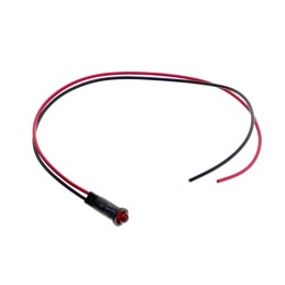 1 pcs : 5581101023F - LED PMI SNAP-IN RED PVC FREE