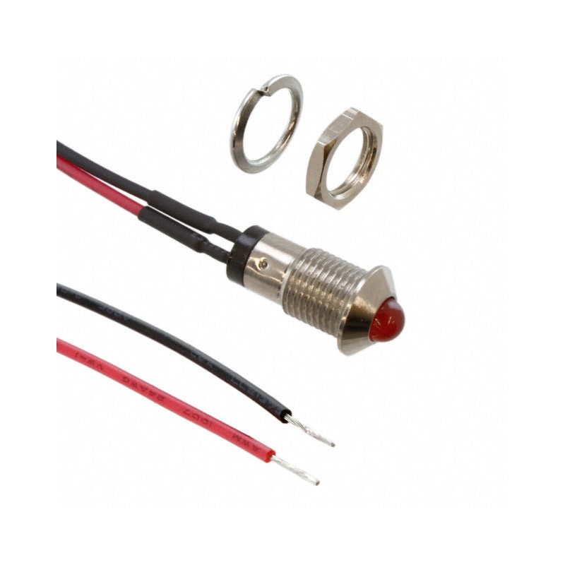 1 pcs : MPC5RDW12.0 - LED PANEL INDICATOR RED 2.1V