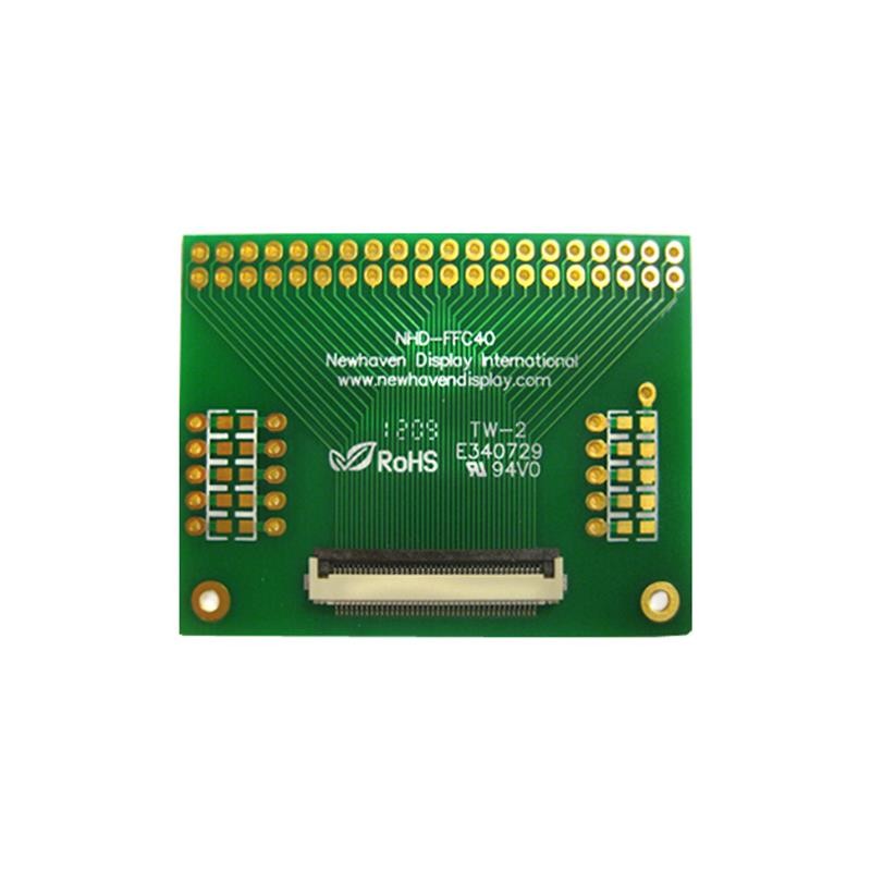 1 pcs : NHD-FFC40 - PCB ADAPTER 40P FFC-THRU-HOLE