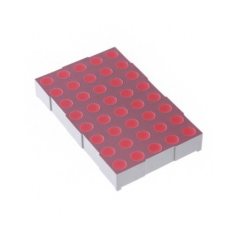 1 pcs : LTP-2158AHR - LED MATRIX 5X8 2.3' HI-EFF RED