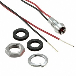 1 pcs : L60D-R5-W - PMI 5.9MM 635NM RED 5V WT 6' LD