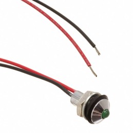 1 pcs : CD-1-2700-9908-I - PMI DIA .236' (6MM) GREEN 12V