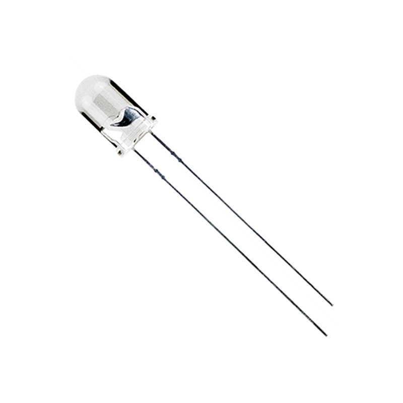 1 pcs : LTH5MM12VFR4400 - LED WHITE CLEAR T-1 3/4 T/H