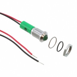 1 pcs : Q8P3CXXG24E - LED PM INDICATOR PROMINENT GRN