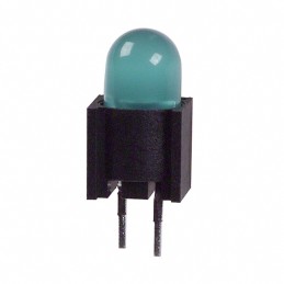 1 pcs : 5501304F - LED CBI 5MM GRN TH PC MNT