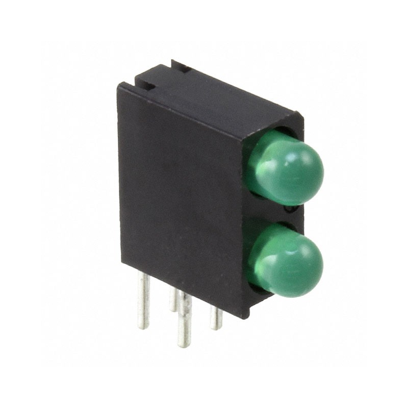 1 pcs : 5530122010F - LED CBI 3MM BI-LVL GREEN RA