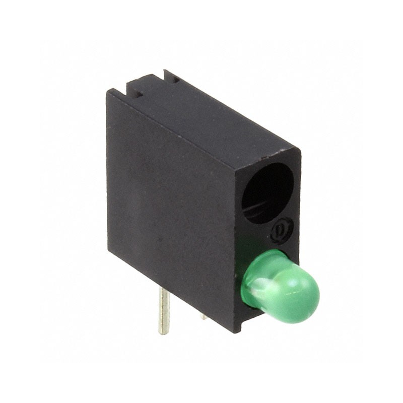 1 pcs : 5530202200F - LED CBI 3MM BI-LVL GRN/BLANK RA