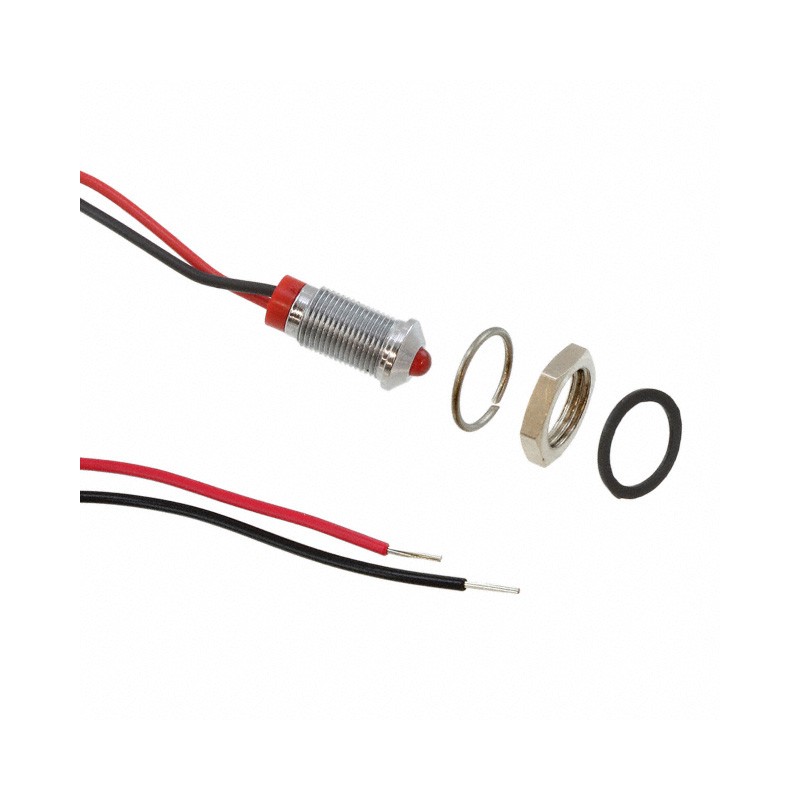 1 pcs : Q6P7CXXR02E - LED PM INDICATOR PROMINENT RED