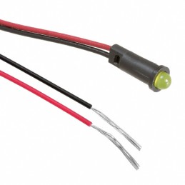 1 pcs : 5580301003F - LED PANEL IND YLW DIFF SNAP-IN