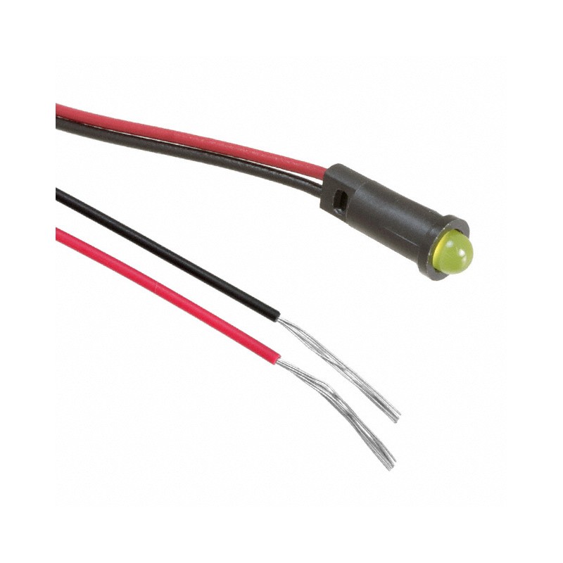 1 pcs : 5580301003F - LED PANEL IND YLW DIFF SNAP-IN