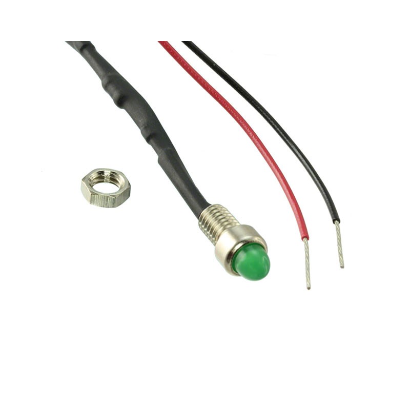 1 pcs : L58D-G24-W - LED PANEL INDICATOR GRN 24V