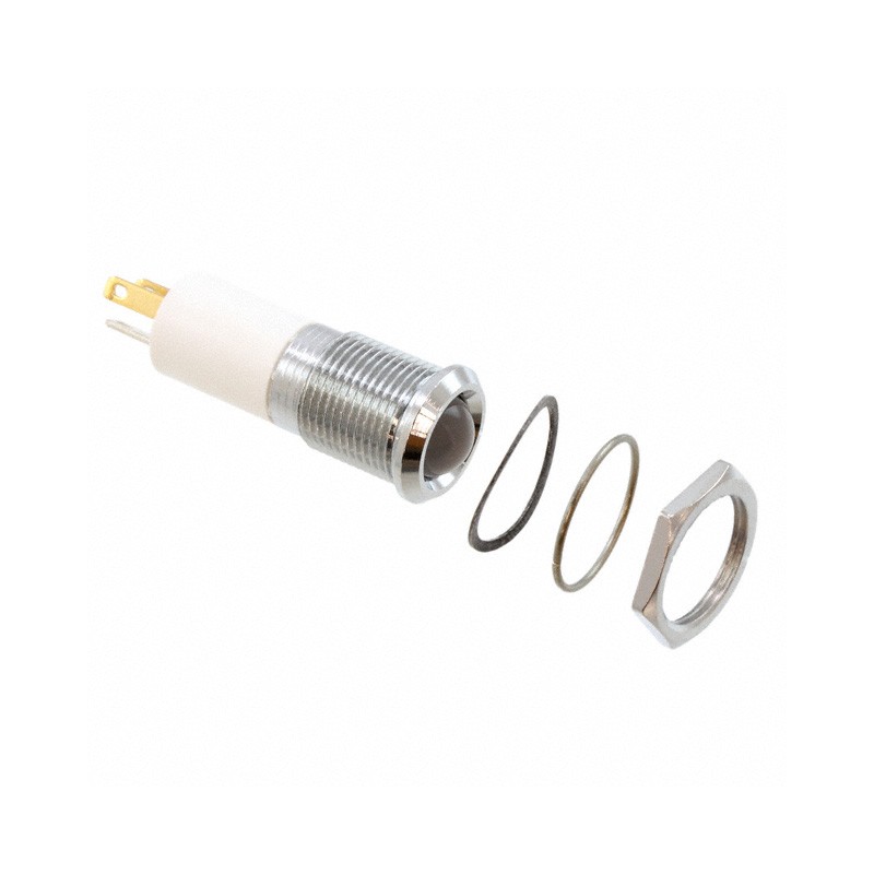 1 pcs : Q14P1CZZRYG02E - LED INDICATOR 14MM PROMINENT TRI