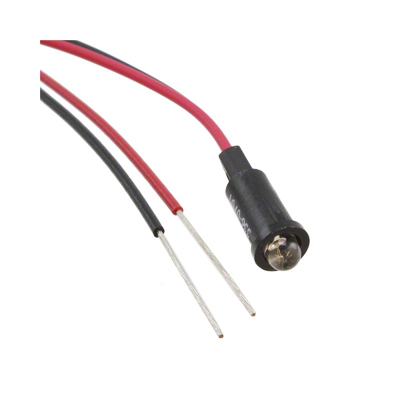 1 pcs : 5580701027F - LED PMI SNAP-IN RED PVC FREE