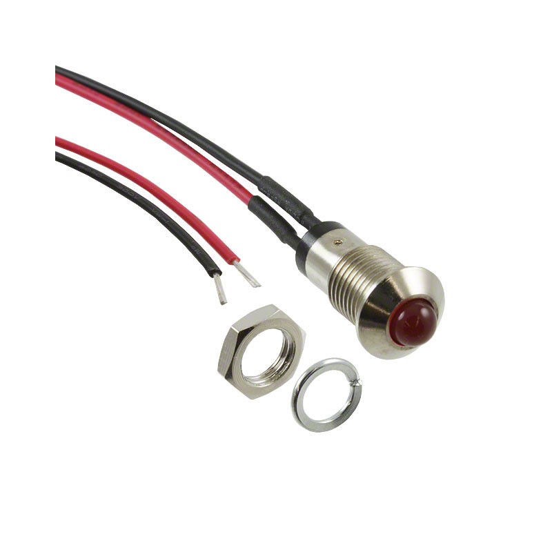 1 pcs : MPC5HDW12.0 - LED PANEL INDICATOR RED 2V