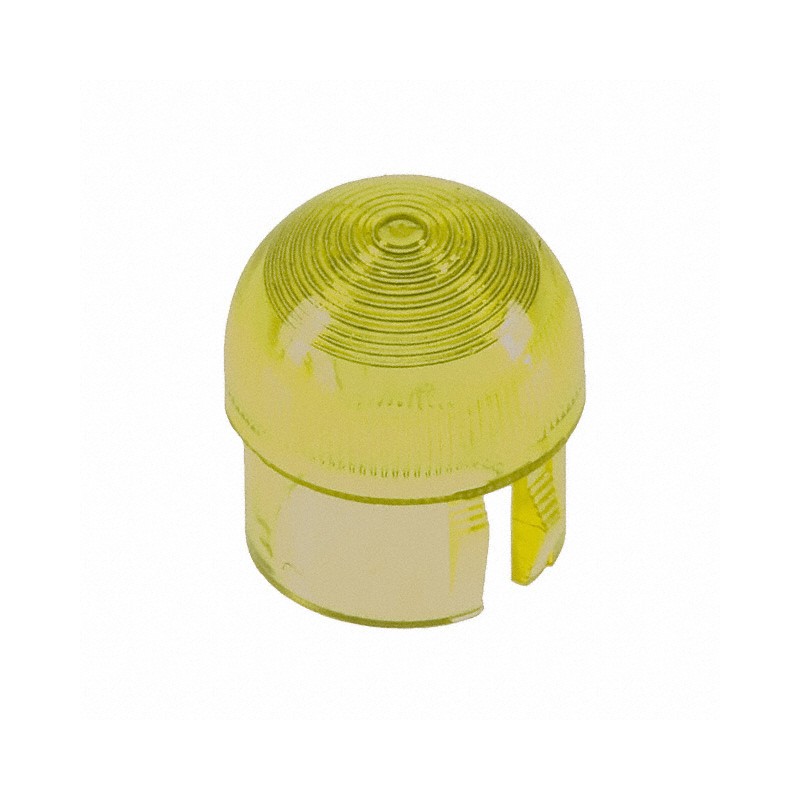 1 pcs : 4347 - LENS YELLOW WIDE SNAP-IN