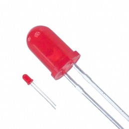 1 pcs : LTL-4213 - LED RED DIFFUSED T-1 3/4 T/H