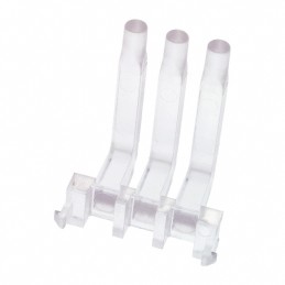 1 pcs : LPF-C031303S - LIGHT PIPE 2.8MM 3POS RA SMD