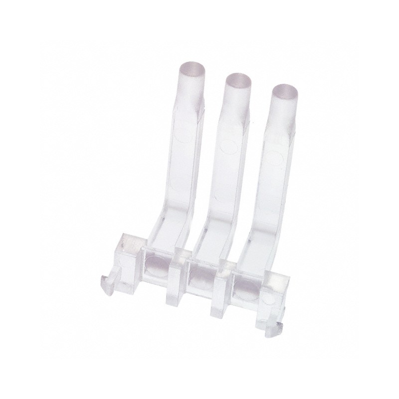 1 pcs : LPF-C031303S - LIGHT PIPE 2.8MM 3POS RA SMD