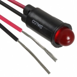 1 pcs : 5595101027F - LED PMI SNAP-IN RED PVC FREE