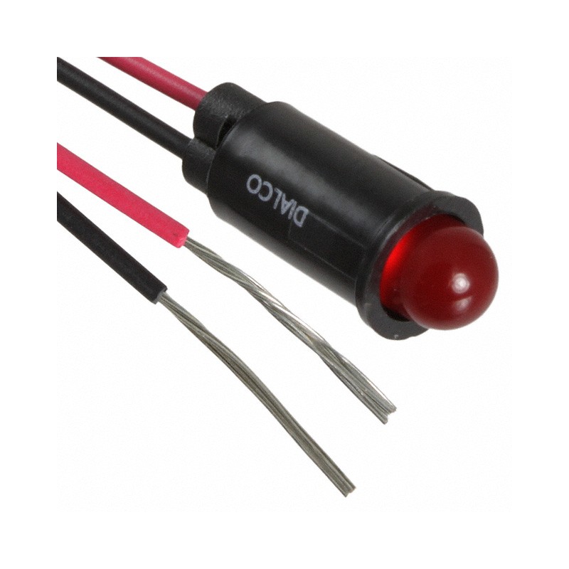 1 pcs : 5595101027F - LED PMI SNAP-IN RED PVC FREE