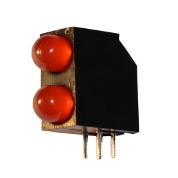 1 pcs : QBL8SA60D-MP90 - LED CBI 5MM BI-LVL RED RA