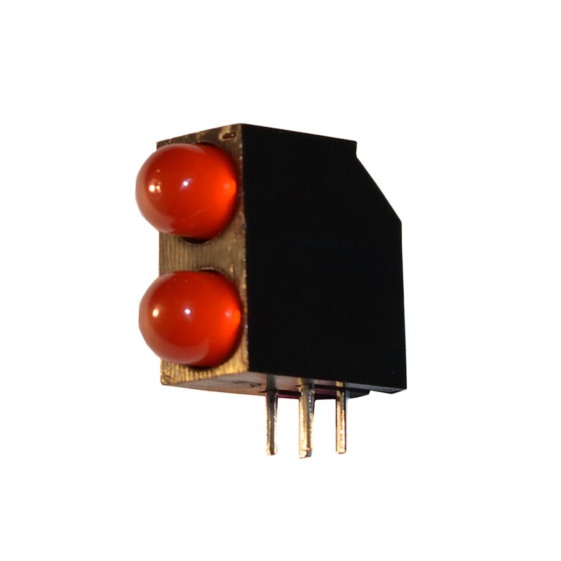 1 pcs : QBL8SA60D-MP90 - LED CBI 5MM BI-LVL RED RA