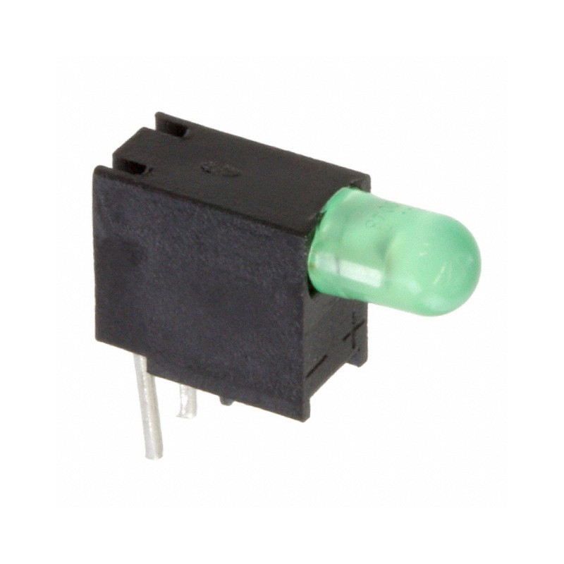 1 pcs : 5510211F - LED CBI 3MM GREEN HI EFF RA