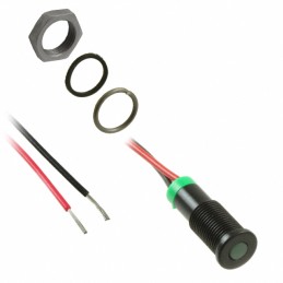 1 pcs : Q6F7BXXG02E - LED PM INDICATOR FLUSH GREEN