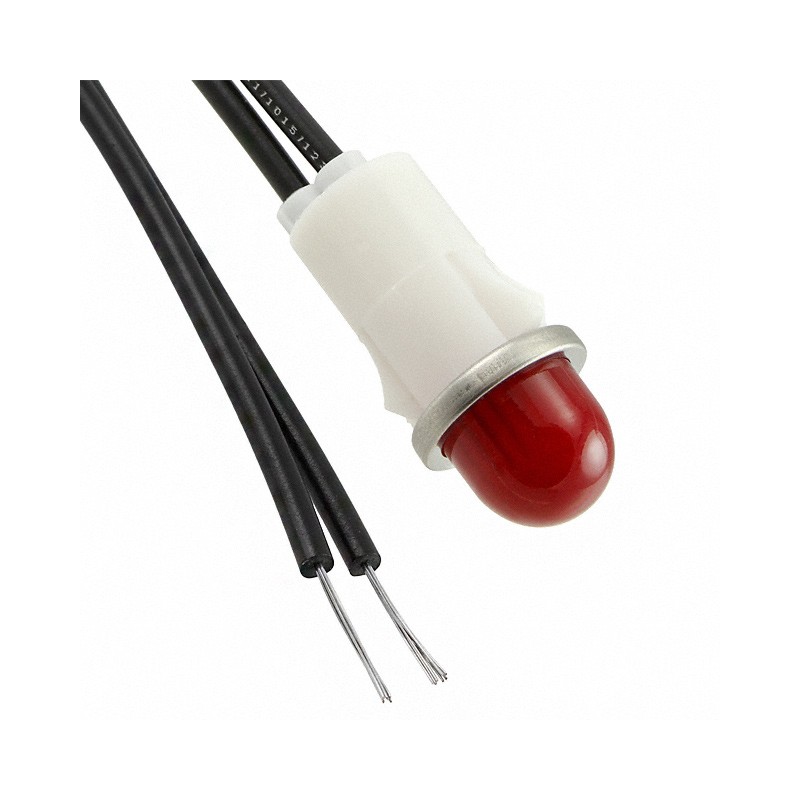 1 pcs : 1050A1 - INDICATOR NEON RED PANEL MNT