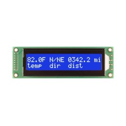 1 pcs : NHD-0220DZ-NSW-BBW - LCD MOD 40DIG 20X2 TRANSMISV WHT