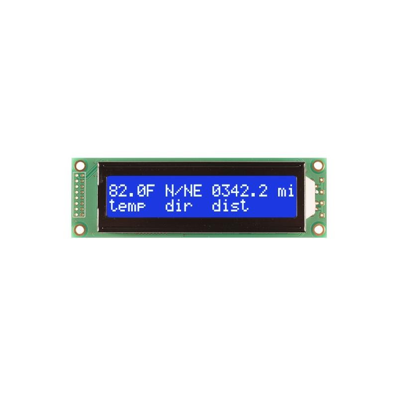1 pcs : NHD-0220DZ-NSW-BBW - LCD MOD 40DIG 20X2 TRANSMISV WHT