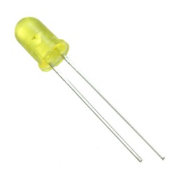 1 pcs : SLR-56YC3F - LED YELLOW CLEAR T-1 3/4 T/H