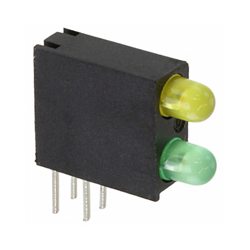 1 pcs : 5530132200F - LED CBI 3MM BI-LVL GRN/YELLOW RA
