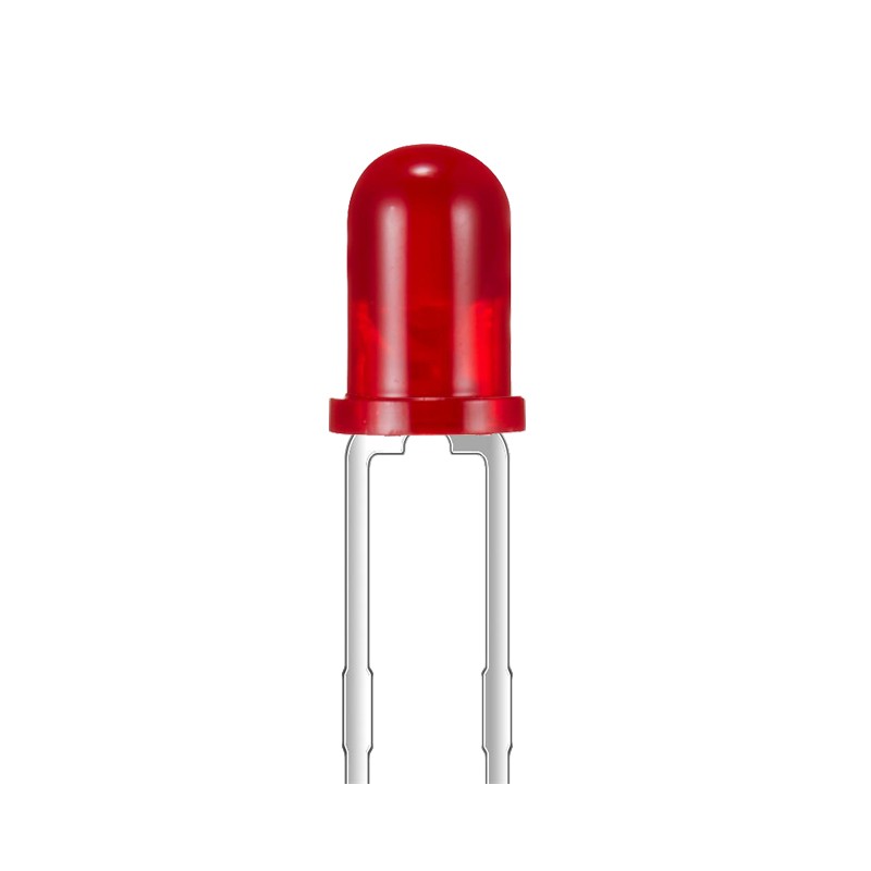 1 pcs : XLMDK01D - LED RED DIFFUSED 10MM T/H