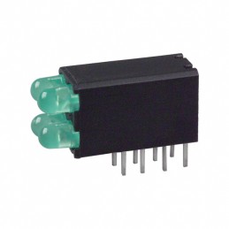 1 pcs : 5690102222F - LED CBI 3MM 2X2 GREEN RA