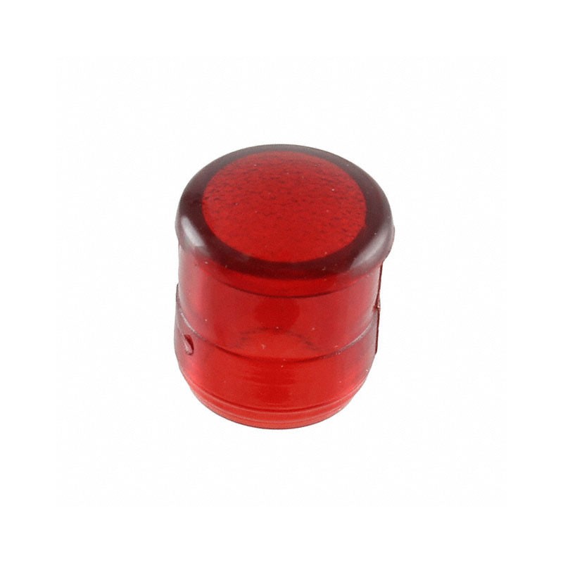 1 pcs : CMC_313_RTP - LENS RED PANEL MOUNT SNAP-IN