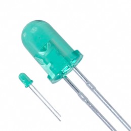 1 pcs : LTL-307GE - LED GREEN CLEAR T-1 3/4 T/H