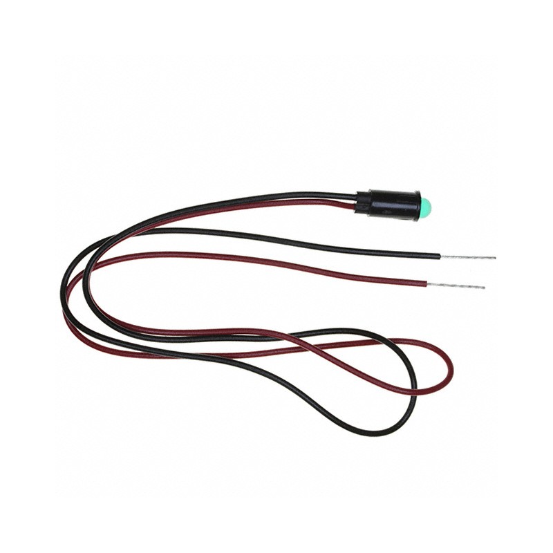 1 pcs : 5590202007F - LED SNAP-IN PANEL 5MM 5V GREEN