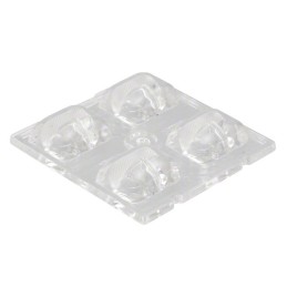 1 pcs : C13300_STRADA-2X2-T2 - LENS CLR ASYMMETRICAL ADH SCREW