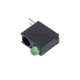 1 pcs : 5530120F - LED CBI 3MM BI-LVL GRN/BLANK RA