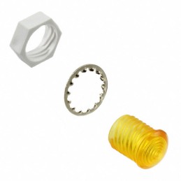 1 pcs : CMC_441_ATP - LENS AMBER FRESNEL RING PANEL MT