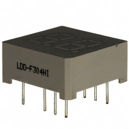 1 pcs : LDD-F304NI - DISPLAY 7-SEG 0.3' DBL RED 10DIP
