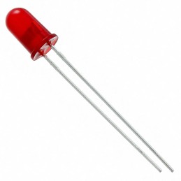 1 pcs : 4300H1LC - LED RED DIFFUSED T-1 3/4 T/H