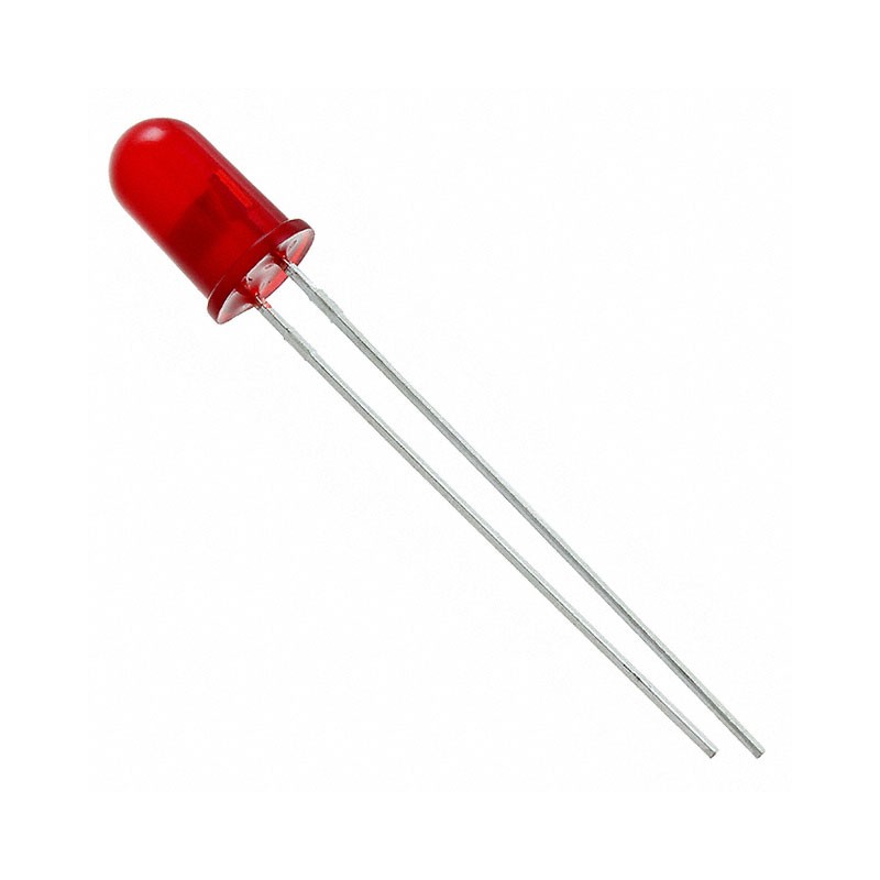 1 pcs : 4300H1LC - LED RED DIFFUSED T-1 3/4 T/H