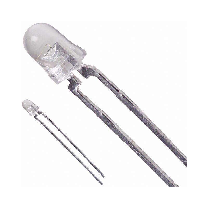 1 pcs : 5219918F - LED BLUE CLEAR 3MM T/H