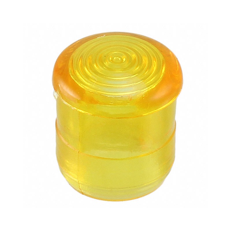1 pcs : CMC_321_ATP - LENS AMBER PANEL MOUNT SNAP-IN