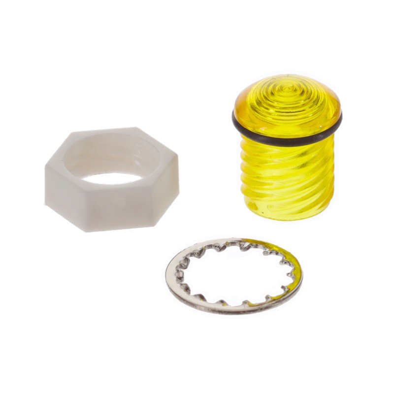 1 pcs : CMS_442_YTP - LENS YLW FRESNEL RING PANEL MNT