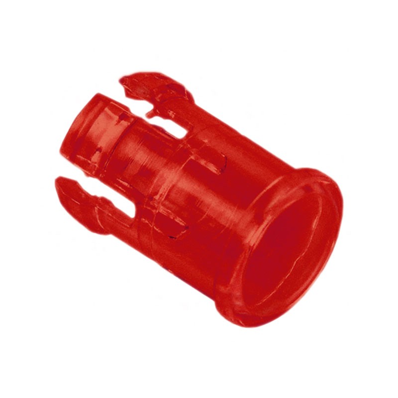1 pcs : CLR_301_RTP - LENS RED PANEL MOUNT SNAP-IN