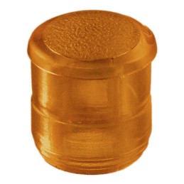 1 pcs : CMC_313_ATP - LENS AMBER PANEL MOUNT SNAP-IN
